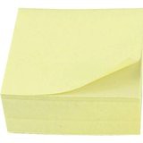 Blocco Fogli Adesivi Riposizionabili Giallo 76 x 76 (Blister da 12 Pezzi)